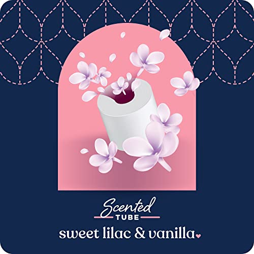 Quilted Northern Ultra Plush Toilet Paper with Sweet Lilac & Vanilla Scented Tube, 24 Mega Rolls = 96 Regular Rolls (Packaging May Vary) - Image 9