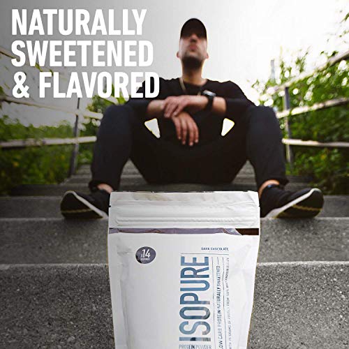 Isopure Protein Powder, Whey Protein Isolate Powder, 25g Protein, Low Carb & Keto Friendly, Naturally Sweetened & Flavored, Flavor: Strawberry, 1 Pound - Image 4